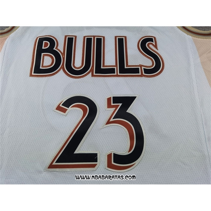 Camiseta Chicago Bulls Michael Jordan #23 Ciudad 2024-25 Blanco